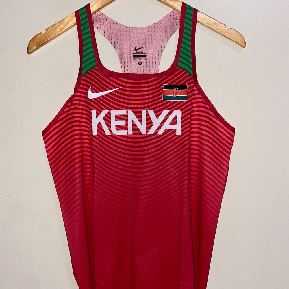 Nike Kenya Pro Elite Running Singlet Kipchoge Made In USA 898137-XXX Womens